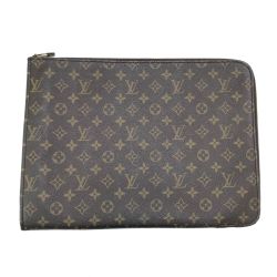 $$ LOUIS VUITTON ルイヴィトン モノグラム 書類ケース M53456 ブラウン Bランク