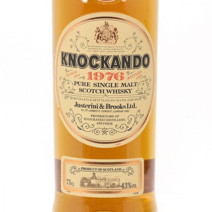 KNOCKANDO ノッカンドゥ 1976 Bottled 1990 シングルモルト スコッチ  
