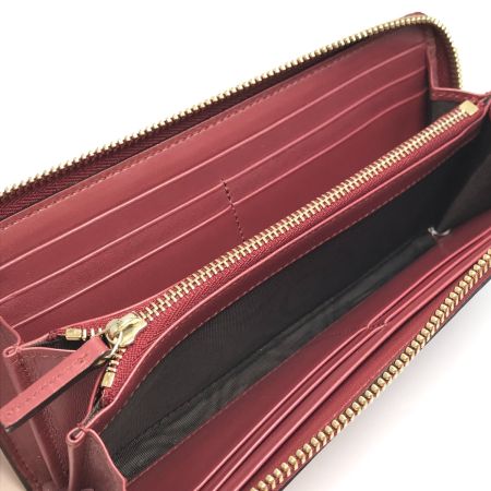  GUCCI グッチ L字ジップ長財布 295671 メタルピンクレッド系