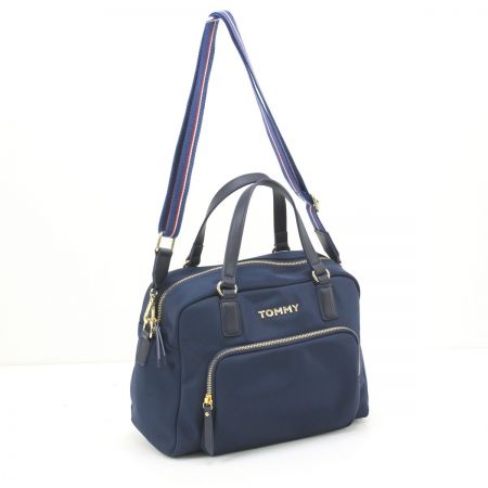  TOMMY HILFIGER トミーヒルフィガー 2WAYショルダーバッグ ネイビー