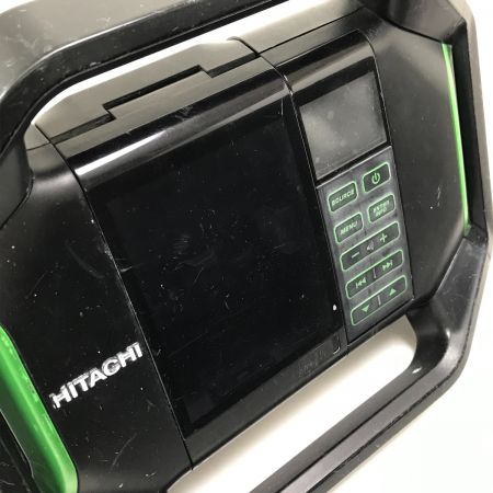  日立工機 コードレスラジオ 本体のみ UR18DSAL ブラック×グリーン