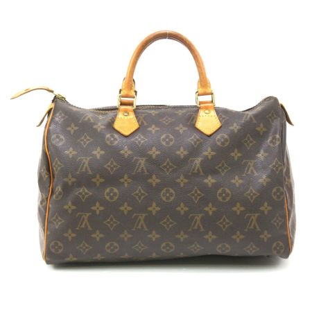  LOUIS VUITTON ルイヴィトン モノグラム スピーディ35 ボストンバッグ M41524 ブラウン