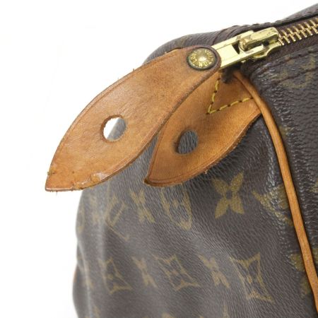  LOUIS VUITTON ルイヴィトン モノグラム スピーディ35 ボストンバッグ M41524 ブラウン