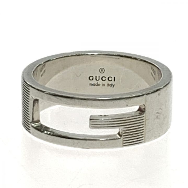 GUCCI グッチ リング 21号 SILVER925 Gリング シルバー｜中古｜なんでもリサイクルビッグバン