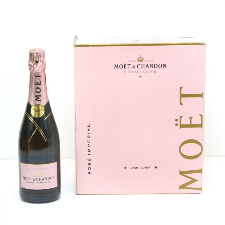 MOET & CHANDON モエ・エ・シャンドン シャンパン ロゼ インペリアル 750ml 12度 6本セット箱入り 未開栓 ｜中古｜なんでもリサイクルビッグバン