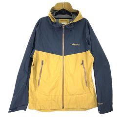 $$ MARMOT マーモット メンズ ナイロンジャケット SIZE XL  GORE-TEX TOMP JK02 TOMP JK02 ネイビー×マスタード Bランク