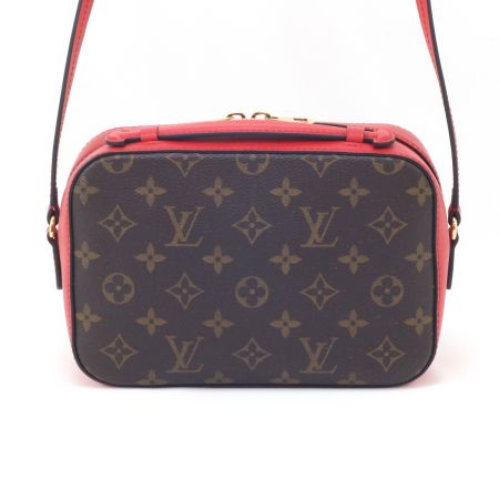  LOUIS VUITTON ルイヴィトン モノグラム サントンジュ コクリコ ショルダーバッグ M43556 ブラウン×レッド