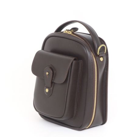  ITAGAKI ショルダーバッグ E556 ダークブラウン