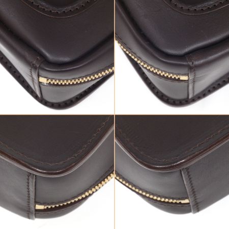  ITAGAKI ショルダーバッグ E556 ダークブラウン