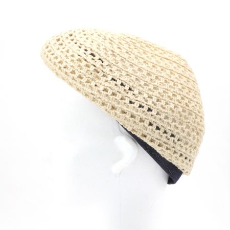  HERMES エルメス ベレー帽 サイズ58 オフホワイト