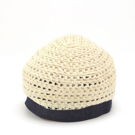  HERMES エルメス ベレー帽 サイズ58 オフホワイト