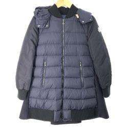 $$ MONCLER モンクレール キッズ ダウンジャケット 12 anni 152cm  EN12934 RN116347 ネイビー Bランク