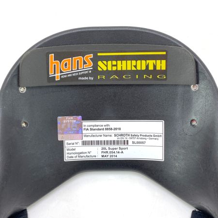  Schroth HANS 20L Super Sport