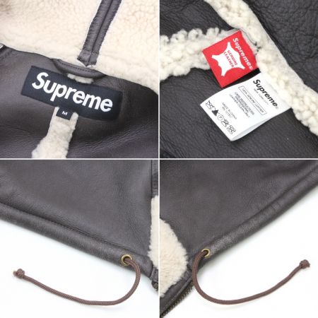  Supreme シュプリーム レザージャケット ブラウン