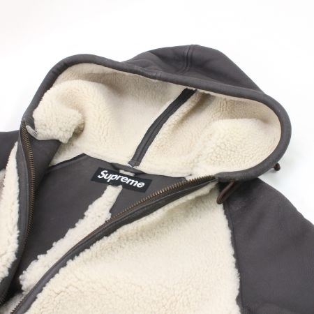  Supreme シュプリーム レザージャケット ブラウン