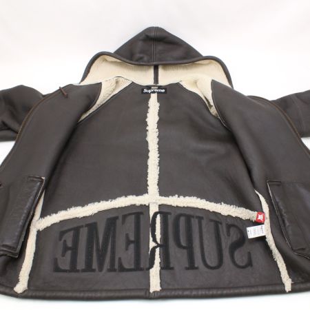  Supreme シュプリーム レザージャケット ブラウン
