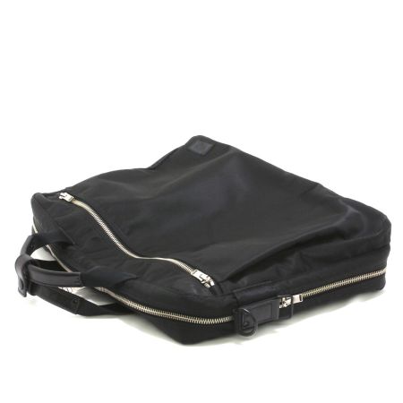  PORTER ポーター 2WAYブリーフケース ストラップ付 ナイロン ブラック