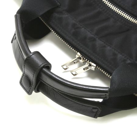  PORTER ポーター 2WAYブリーフケース ストラップ付 ナイロン ブラック