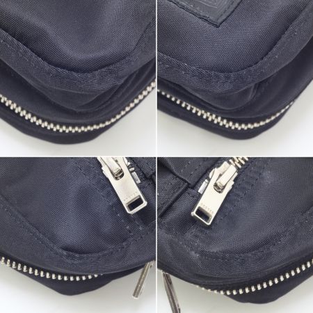  PORTER ポーター 2WAYブリーフケース ストラップ付 ナイロン ブラック