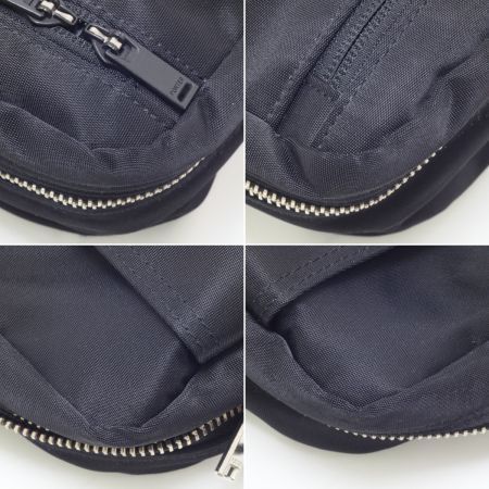  PORTER ポーター 2WAYブリーフケース ストラップ付 ナイロン ブラック