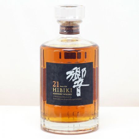 【北海道内限定発送】 SUNTORY サントリー  ウイスキー 響 両面ブラックラベル 21年 700ml 43度 化粧箱付き 未開栓