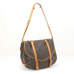 $$ LOUIS VUITTON ルイヴィトン モノグラム ソミュール43 ショルダーバッグ M42252 Cランク