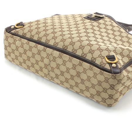  GUCCI グッチ ハンドバッグ 141472 ブラウン×カーキ