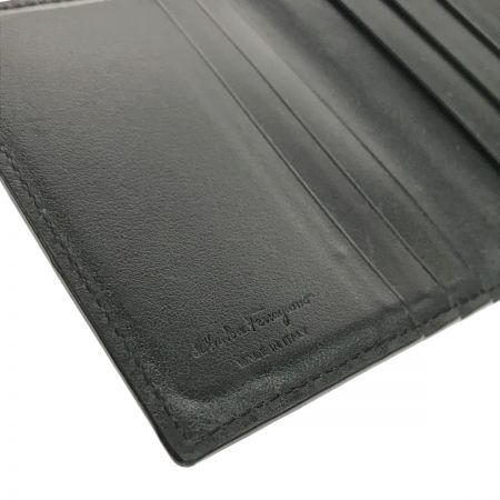  Salvatore Ferragamo サルヴァトーレフェラガモ カードケース マイクロガンチーニ ブラック