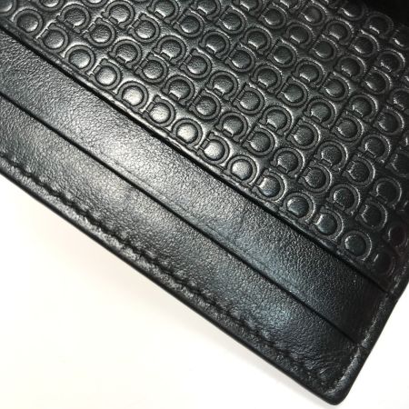 Salvatore Ferragamo サルヴァトーレフェラガモ カードケース マイクロガンチーニ ブラック