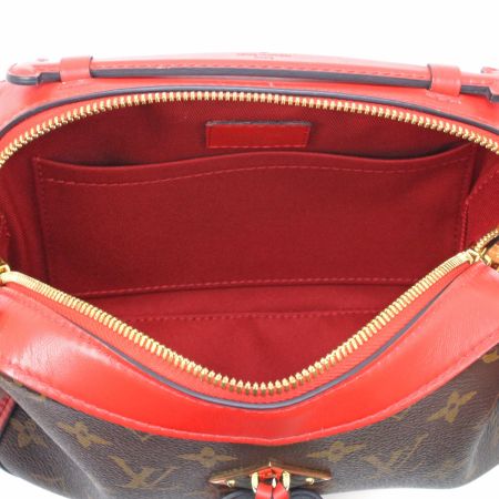  LOUIS VUITTON ルイヴィトン モノグラム サントンジュ コクリコ ショルダーバッグ M43556 ブラウン×レッド