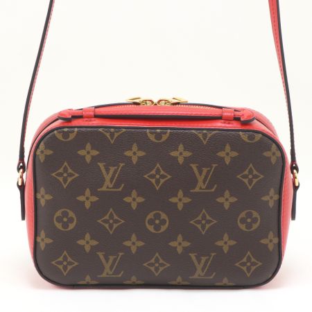  LOUIS VUITTON ルイヴィトン モノグラム サントンジュ コクリコ ショルダーバッグ M43556 ブラウン×レッド