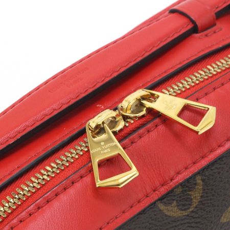  LOUIS VUITTON ルイヴィトン モノグラム サントンジュ コクリコ ショルダーバッグ M43556 ブラウン×レッド