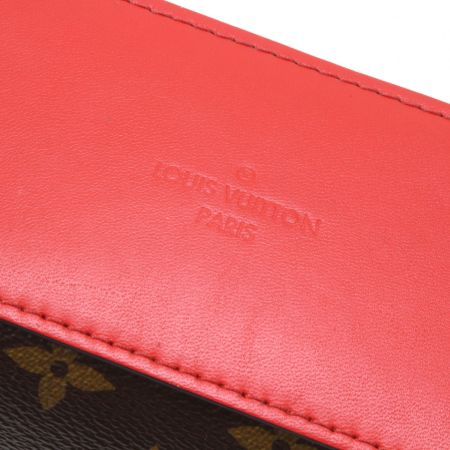  LOUIS VUITTON ルイヴィトン モノグラム サントンジュ コクリコ ショルダーバッグ M43556 ブラウン×レッド