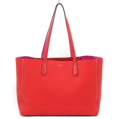  TORY BURCH トリーバーチ トートバッグ ポーチ付 レッド