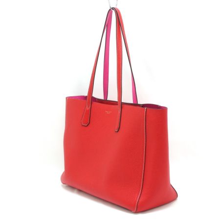  TORY BURCH トリーバーチ トートバッグ ポーチ付 レッド