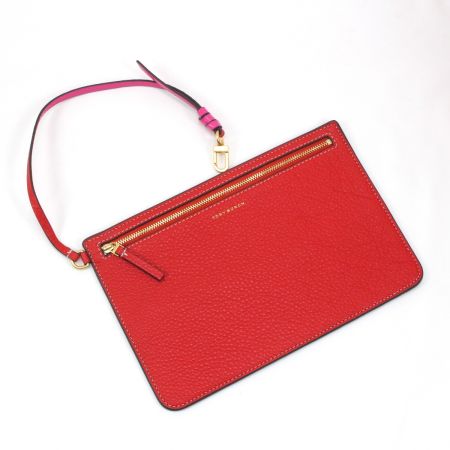  TORY BURCH トリーバーチ トートバッグ ポーチ付 レッド