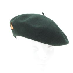 $$ IL BISONTE イルビゾンテ ベレー帽 58cm グリーン Bランク
