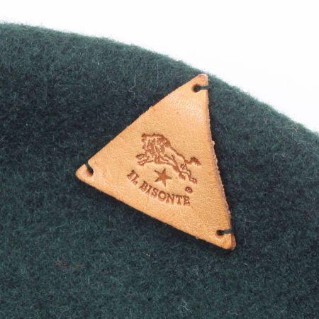  IL BISONTE イルビゾンテ ベレー帽 58cm グリーン