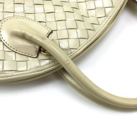  BOTTEGA VENETA ボッテガヴェネタ ハンドバッグ オールドタイプ アイボリー