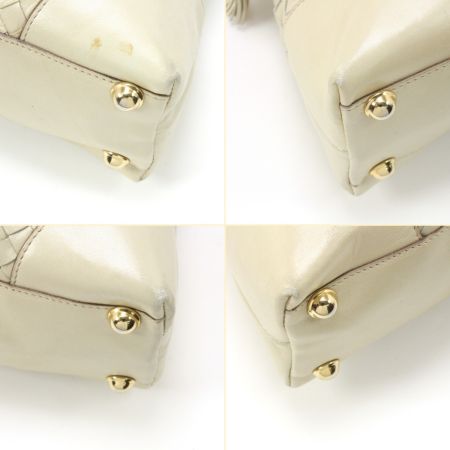  BOTTEGA VENETA ボッテガヴェネタ ハンドバッグ オールドタイプ アイボリー