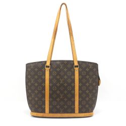 $$ LOUIS VUITTON ルイヴィトン モノグラム バビロン トートバッグ M51102 ブラウン Bランク