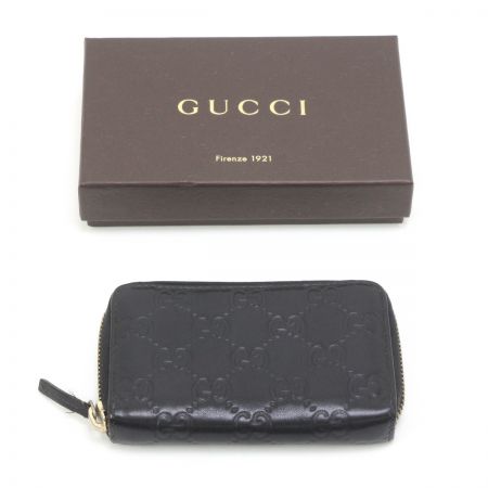  GUCCI グッチ グッチシマ コインケース 255452 ブラック