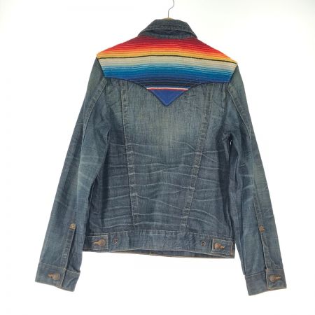  TRUE RELIGION テュルーレリジョン JOHNNY BAJA WESTERN デニムジャケット SIZE S 242-095123 ネイビー