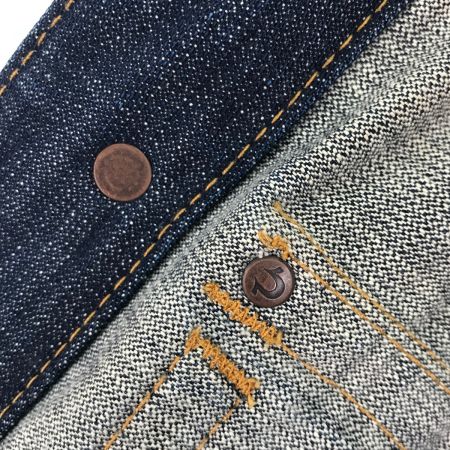  TRUE RELIGION テュルーレリジョン JOHNNY BAJA WESTERN デニムジャケット SIZE S 242-095123 ネイビー