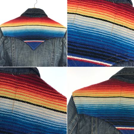  TRUE RELIGION テュルーレリジョン JOHNNY BAJA WESTERN デニムジャケット SIZE S 242-095123 ネイビー