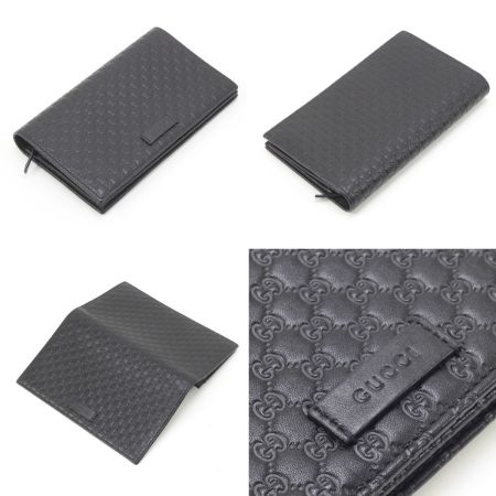  GUCCI グッチ マイクログッチ ショルダーウォレット 466507 ブラック
