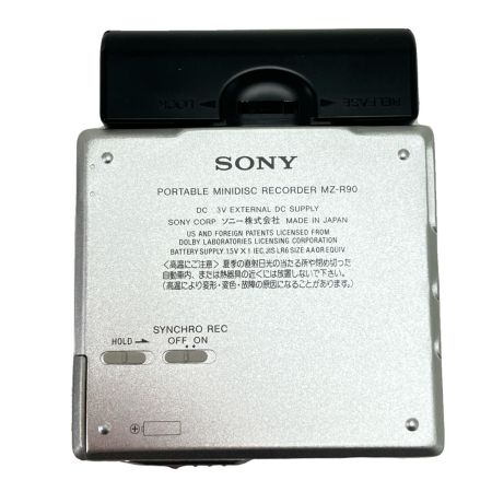  SONY ソニー WALKMAN ウォークマン ポータブルMDレコーダー MZ-R90