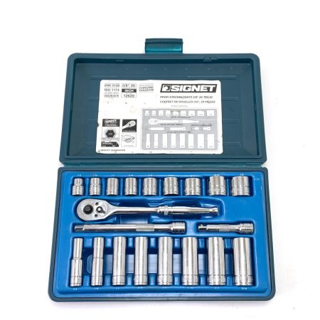  SIGNET シグネット プロフェッショナル ソケットセット 20ピース 3/8" 12620