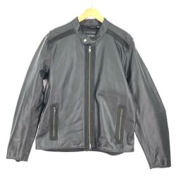 $$ HARLEY-DAVIDSON ハーレーダビッドソン メンズ レザージャケット  SIZE XL  97007-25VM ブラック Sランク