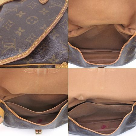  LOUIS VUITTON ルイヴィトン モノグラム ソミュール30 ショルダーバッグ M42256